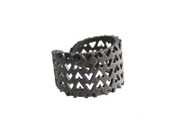 3d printed hearts ring