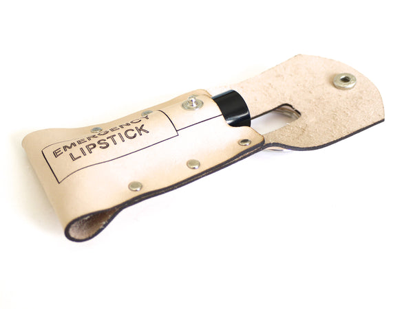 emergency lipstick case keychain