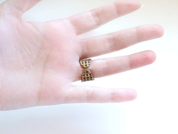 Ring with Hearts - Inverted Hearts Ring in Stainless Steel