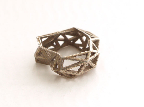 stainless steel ring 3d printed