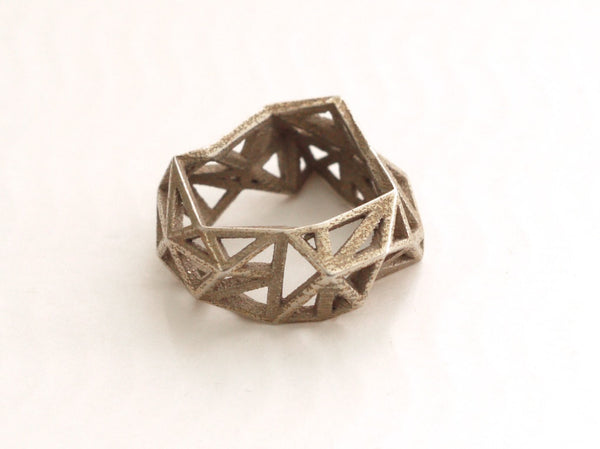 stainless steel ring 3d printed