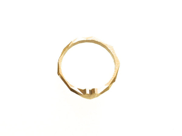 3d printed brass heart ring