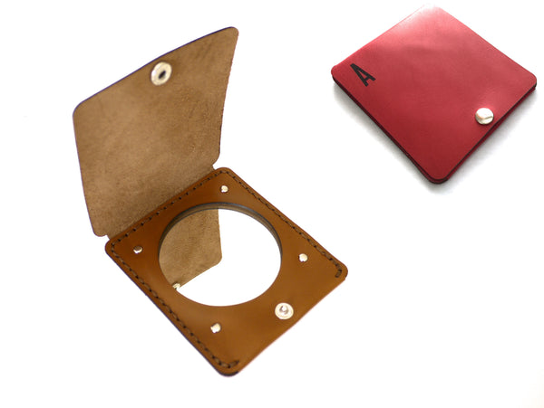 Leather Compact Mirror